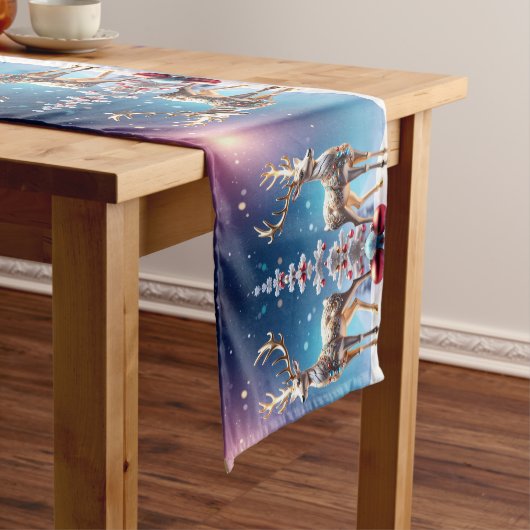 Reindeer Jewels Christmas Holiday Table Runner Medium Tafelloper (Voorbeeld)