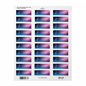 Reindeer Jewels Christmas Return Address Label (Full Sheet)