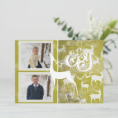 Reindeer Joy Carte photo de vacances (Debout devant)