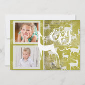 Reindeer Joy Carte photo de vacances (Devant)