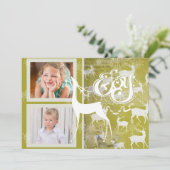 Reindeer Joy Carte photo de vacances (Debout devant)