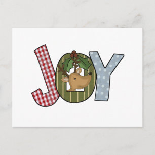 Reindeer Joy Holiday Tshirts en giften Feestdagenkaart
