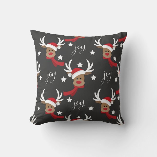Reindeer Joy Noël Coussins (Recto)