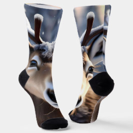 Reindeer Magic: Close-up van de loyale metgezel va Sokken