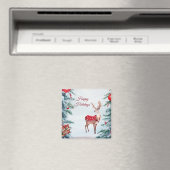 Reindeer - Magnet de Noël (In Situ (Lave-vaisselle))