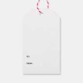 Reindeer Merry Kerstmis - JOY Cadeaulabel (Achterkant)