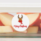 Reindeer Merry Kerstmis - JOY Gift Labels (Aangebracht)
