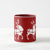 Reindeer Mug Coffee Cup Festive Cadeaux de Noël (Centre)