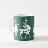 Reindeer Mug Coffee Cup Festive Cadeaux de Noël (Devant gauche)