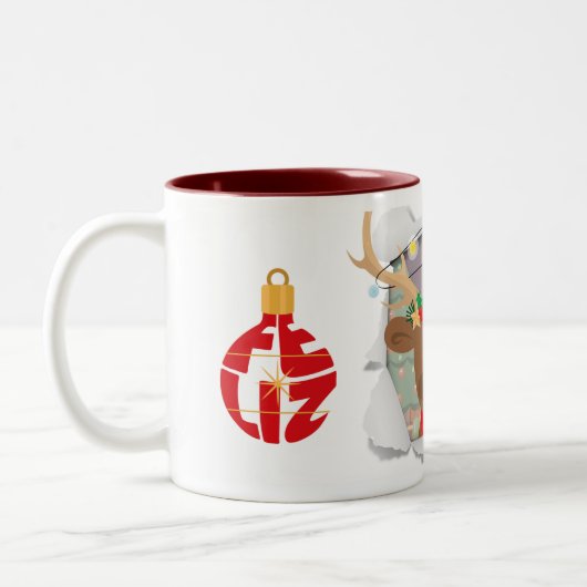 Reindeer Mug For Gifting (Gauche)