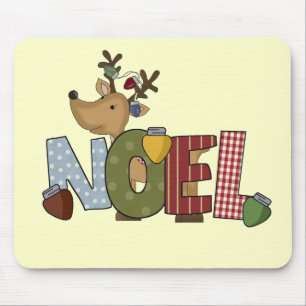 Reindeer Noel Holiday Tshirts en Gifts Muismat