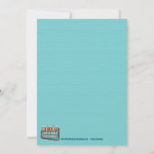 Reindeer Noël Invitation à la fête de Noël (Dos)