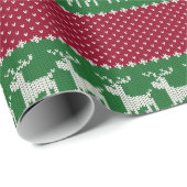 Reindeer Parade Knit  Cadeaupapier (Rol Hoek)