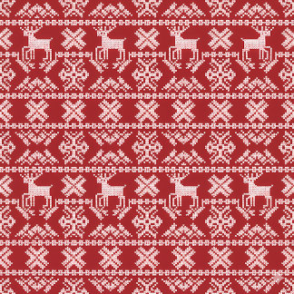 Reindeer Pattern Kussen