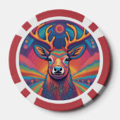Reindeer Poker Chips (Achterkant)