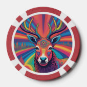 Reindeer Poker Chips (Achterkant)