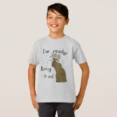 Reindeer prêt pour les T-shirts et cadeaux de Noël (Devant entier)