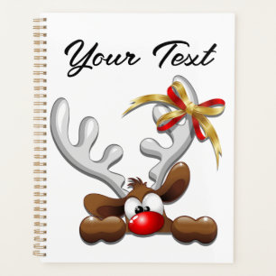 Reindeer Puzzled drôle Caractère de Noël