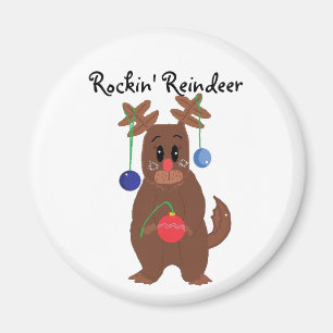 Reindeer Rockin' Reindeer Magneet