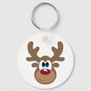 Reindeer Rudolph Sleutelhanger