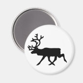 Reindeer Silhouette Magneet (Voorkant / Achterkant)
