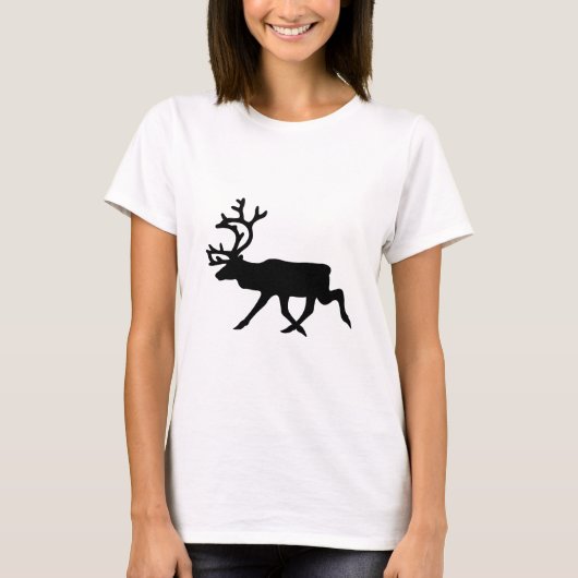 Reindeer Silhouette T-shirt (Voorkant)