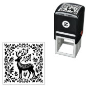 Reindeer Silhouette Zelfinktende Stempel (In situ)