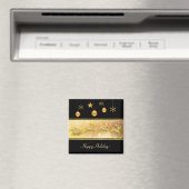 Reindeer Sleigh Holiday Magnet de Noël (In Situ (Lave-vaisselle))