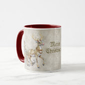 Reindeer Sleigh Holiday Mug (Devant gauche)