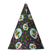 Reindeer Snow Globes Feesthoedjes (Achterkant)