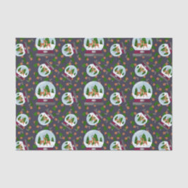 Reindeer Snow Globes Tissuepapier