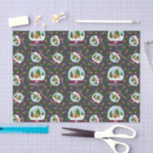 Reindeer Snow Globes Tissuepapier (Craft)