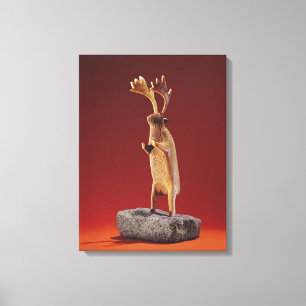 Reindeer van Cape Dorset Canvas Afdruk