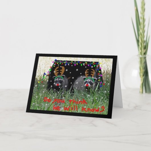 Reindeer veut la carte de Noël (Devant)