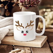 Reindeer Visage "Son" Café Mug Cup