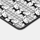 Reindeerpatroonwinter Theme Holiday Kerstmis Bureaumat (Hoek)