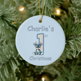 Reindeer's First Christmas! Keramisch Ornament