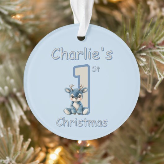 Reindeer's First Christmas! Ornament (Boom)