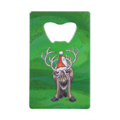 Reindees Noël Sur Vert (Devant)