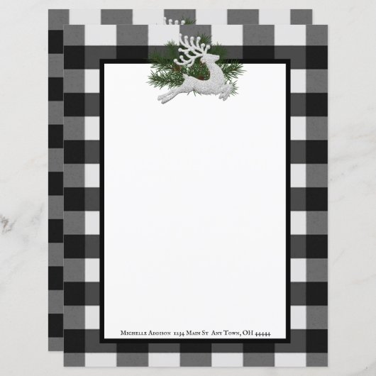 Reindeffer Buffalo Pset Stationery (Voorkant / Achterkant)