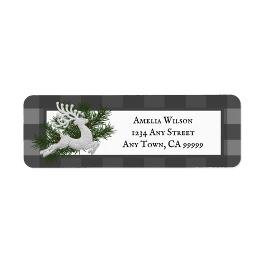 Reindeffer Buffalo-speldenlabel Etiket (Voorkant)