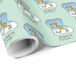 Reindekerst Cadeaupapier