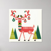 Reindekerst Canvas Afdruk (Voorkant)