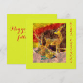 Reindekerst Feestdagenkaart (Voorkant / Achterkant)