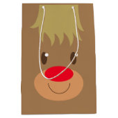 Reindekerst kerstfeestdag Middelgrote cadeau Medium Cadeauzakje (Voorkant)