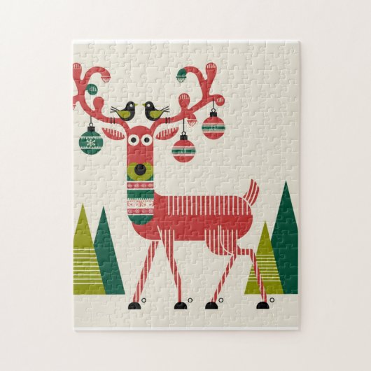 Reindekerst Legpuzzel (Verticaal)