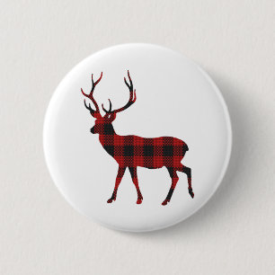 Reindekerst Ronde Button 5,7 Cm