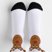 Reindekerst-T-shirt Sokken (Top)