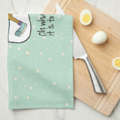 Reindekerst tijdens de oefening theedoek (Quarter Fold)