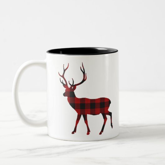 Reindekerst Tweekleurige Koffiemok (Links)
